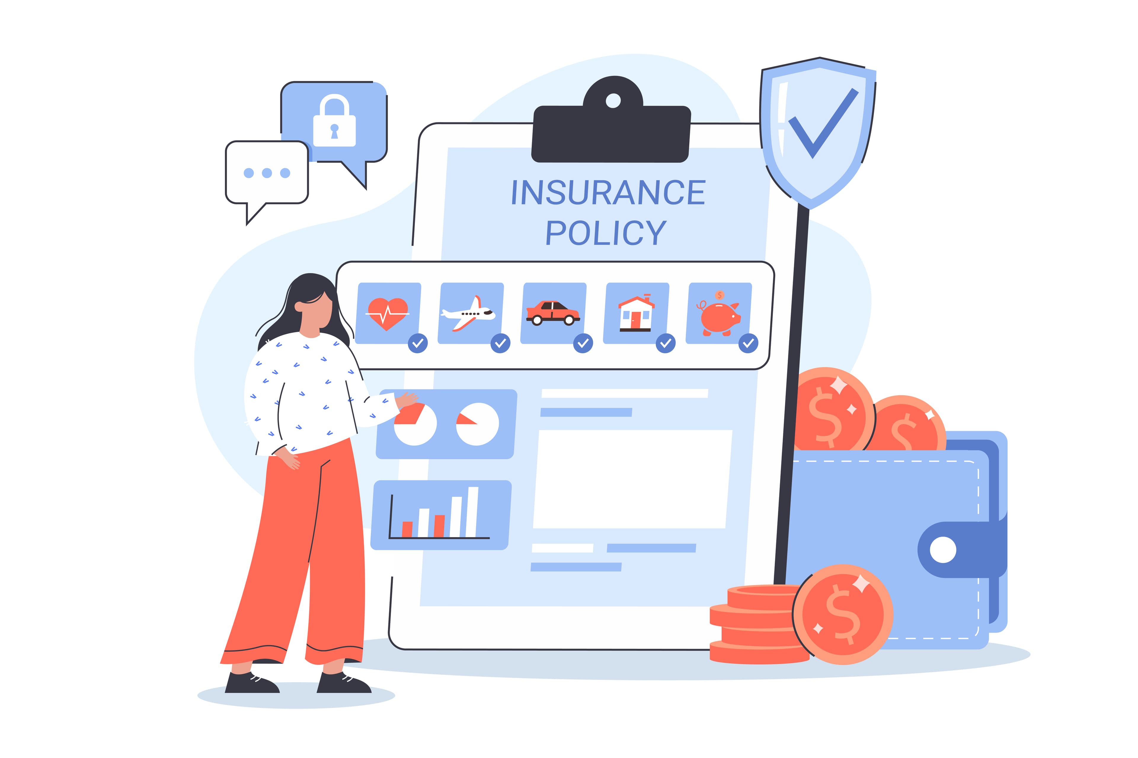 Workmen Compensation Insurance Illustration